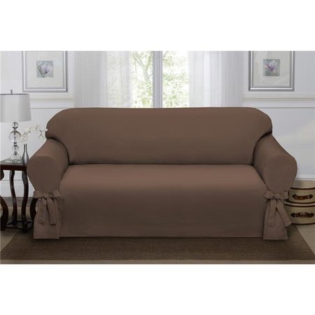 MADISON INDUSTRIES Madison Industries LUZ-SOFA-CH-S Luzerne Sofa Slipcover; Brown LUZ-SOFA-CH-S